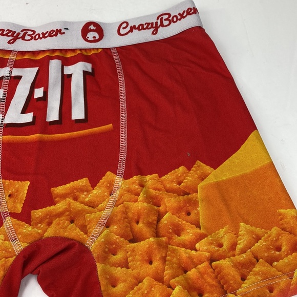 Crazy Boxer Cheez -It Briefs Size Medium Like New - Picture 4 of 7